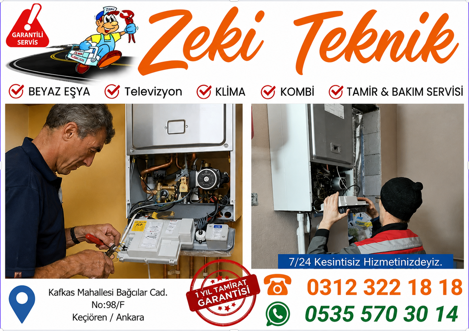 Bağlum Kombi Servisi